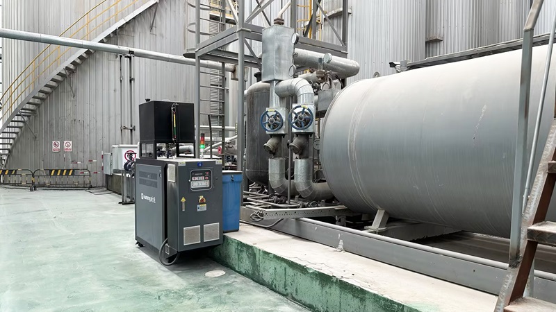 电加热导热油炉在沥青管道控温的应用案例「欧能机械」