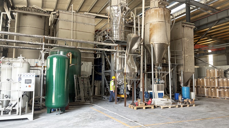 高温模温机在气相二氧化硅生产控温应用案例「欧能机械」