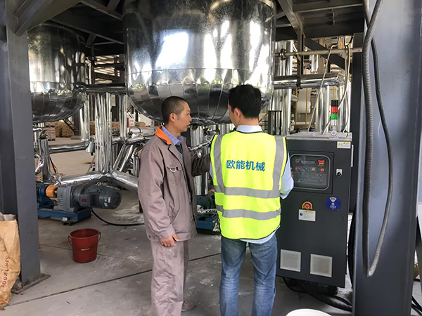 热熔胶盘管反应釜控温高温反应釜油温机「欧能机械」