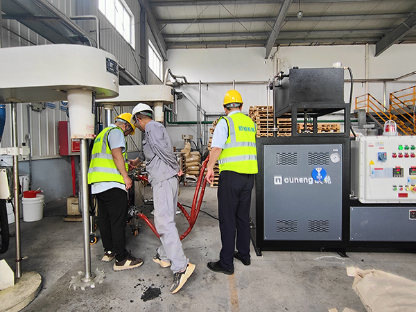 塑料瓶制造搅拌罐加热模温机「欧能机械」